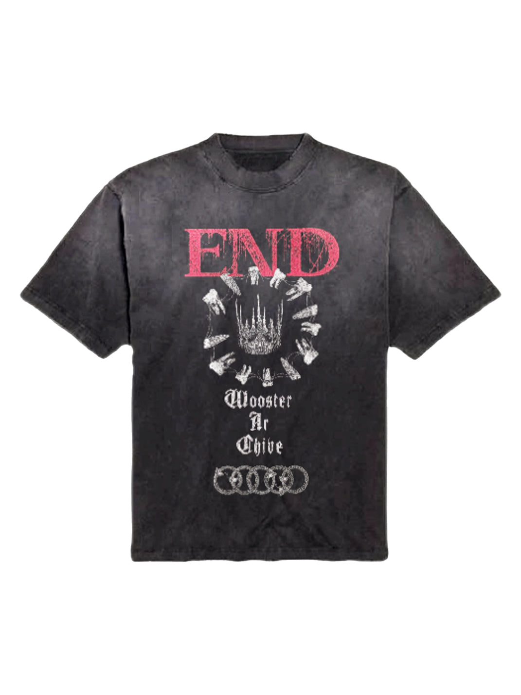 WoosterArchive | “Lost Crown" Washed Heavyweight Cotton T-Shirt - PSYLOS 1, WoosterArchive | “Lost Crown" Washed Heavyweight Cotton T-Shirt, Men's Wear, WoosterArchive, PSYLOS 1